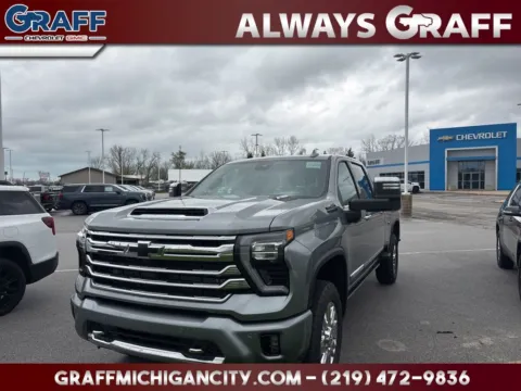 Gray 2024 Chevrolet Silverado 2500HD High Country for sale in Michigan City, IN
