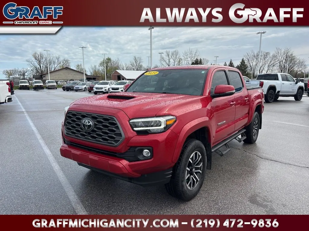 Red 2023 Toyota Tacoma TRD Sport for sale in Michigan City, IN