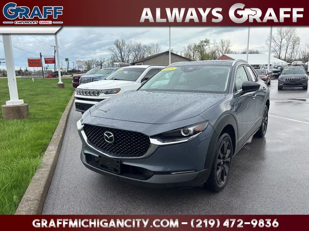 Gray 2025 Mazda CX-30 2.5 S Carbon Edition for sale in Michigan City, IN