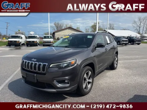 Gray 2020 Jeep Cherokee Limited for sale in Michigan City, IN