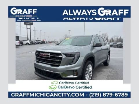 Gray 2024 GMC Acadia Elevation for sale in Michigan City, IN