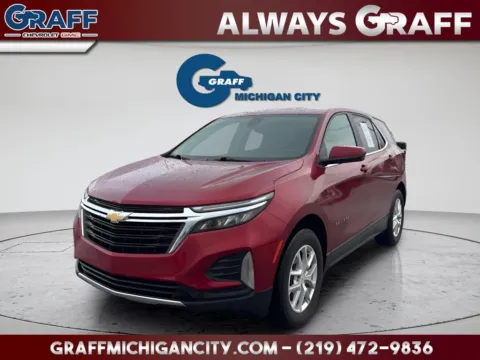 Red 2023 Chevrolet Equinox LT for sale in Michigan City, IN