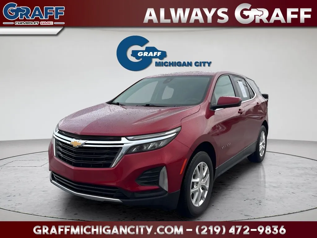 Red 2023 Chevrolet Equinox LT for sale in Michigan City, IN