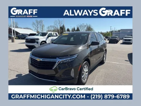 Brown 2023 Chevrolet Equinox LT for sale in Michigan City, IN