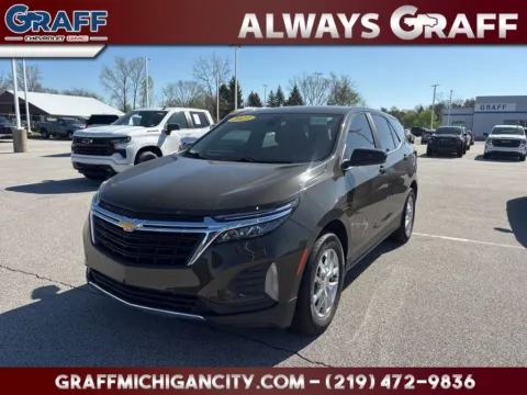 Brown 2023 Chevrolet Equinox LT for sale in Michigan City, IN