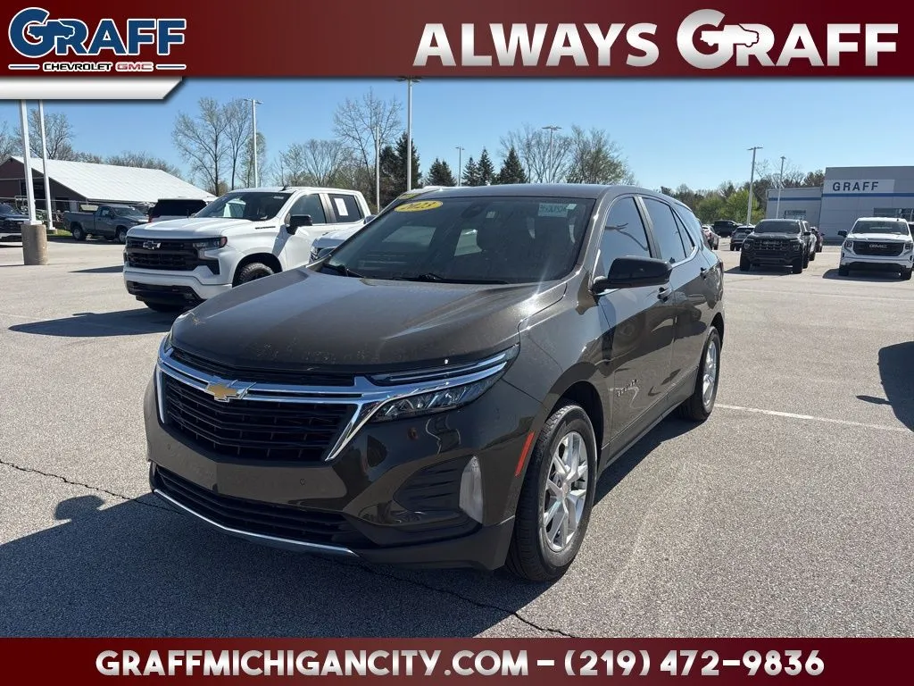Brown 2023 Chevrolet Equinox LT for sale in Michigan City, IN