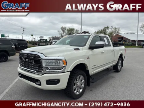 White 2020 Ram 3500 Limited for sale in Michigan City, IN