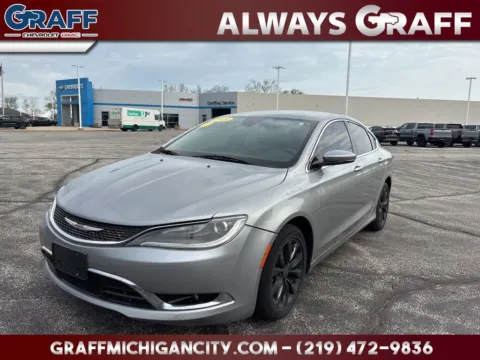 Silver 2015 Chrysler 200 C for sale in Michigan City, IN