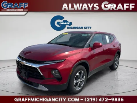 Red 2025 Chevrolet Blazer LT for sale in Michigan City, IN