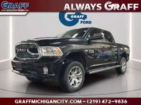 Black 2017 Ram 1500 Laramie Longhorn for sale in Michigan City, IN