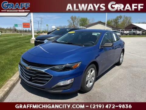 Blue 2023 Chevrolet Malibu LS for sale in Michigan City, IN