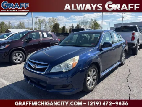 Blue 2010 Subaru Legacy 2.5i for sale in Michigan City, IN