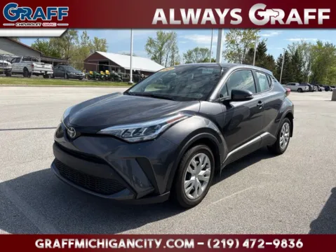 Gray 2021 Toyota C-HR LE for sale in Michigan City, IN