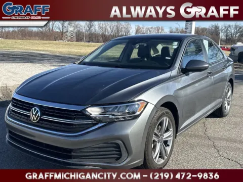 Blue 2024 Volkswagen Jetta 1.5T SE for sale in Michigan City, IN
