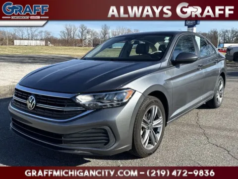 Blue 2024 Volkswagen Jetta 1.5T SE for sale in Michigan City, IN