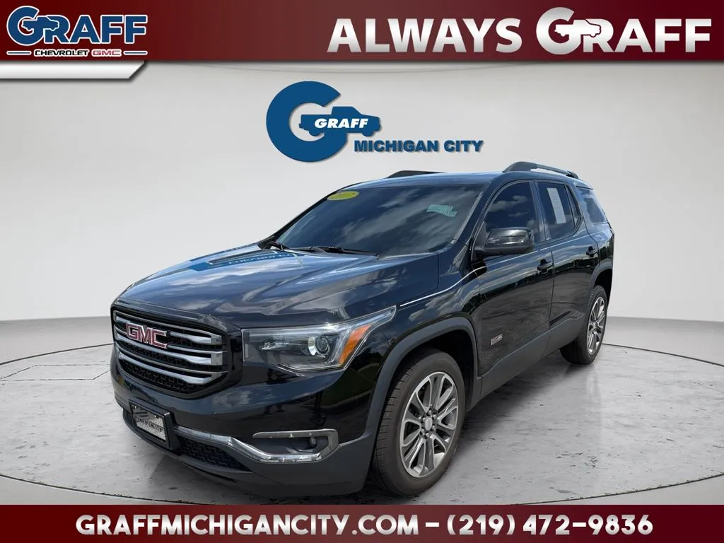 Black 2017 GMC Acadia SLT-1 for sale in Michigan City, IN
