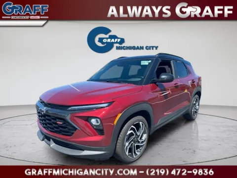 Red 2025 Chevrolet TrailBlazer RS for sale in Michigan City, IN