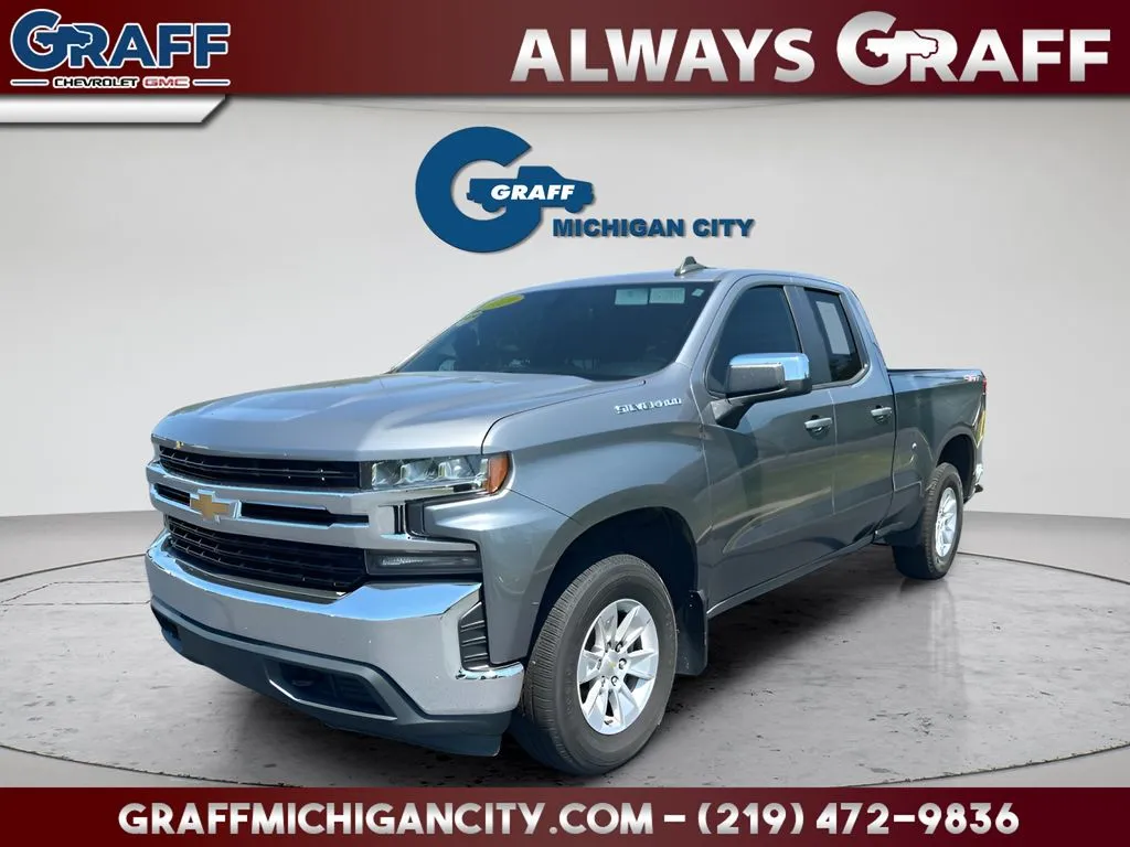 Gray 2020 Chevrolet Silverado 1500 LT for sale in Michigan City, IN