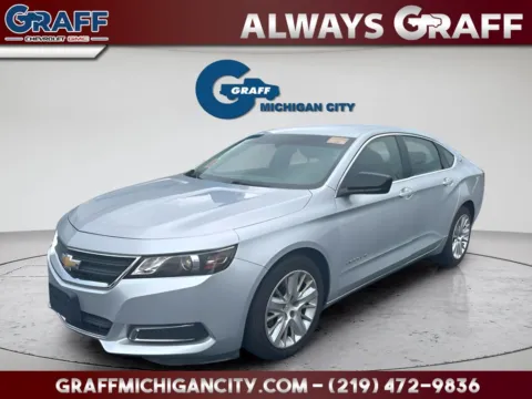 Silver 2017 Chevrolet Impala LS for sale in Michigan City, IN