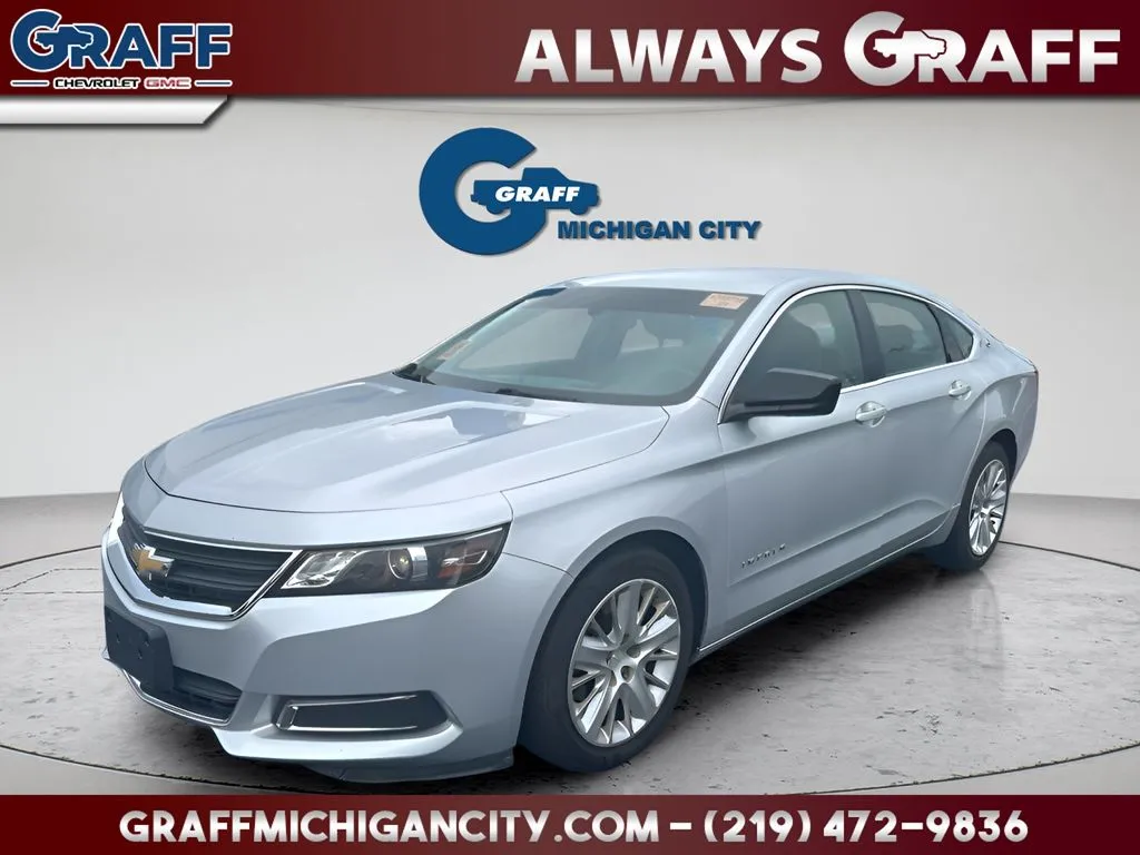 Silver 2017 Chevrolet Impala LS for sale in Michigan City, IN