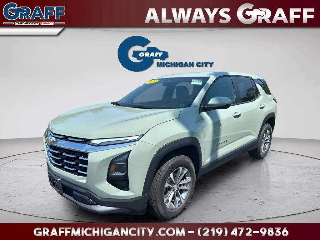 Green 2025 Chevrolet Equinox LT for sale in Michigan City, IN