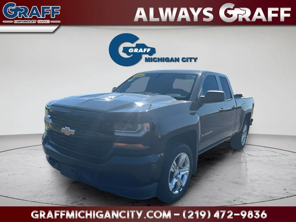Black 2016 Chevrolet Silverado 1500 Custom for sale in Michigan City, IN