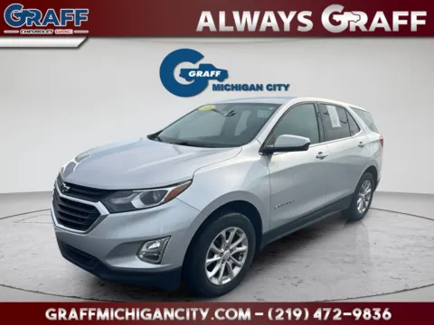Silver 2020 Chevrolet Equinox LT for sale in Michigan City, IN