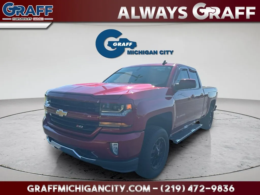 Red 2018 Chevrolet Silverado 1500 LT for sale in Michigan City, IN