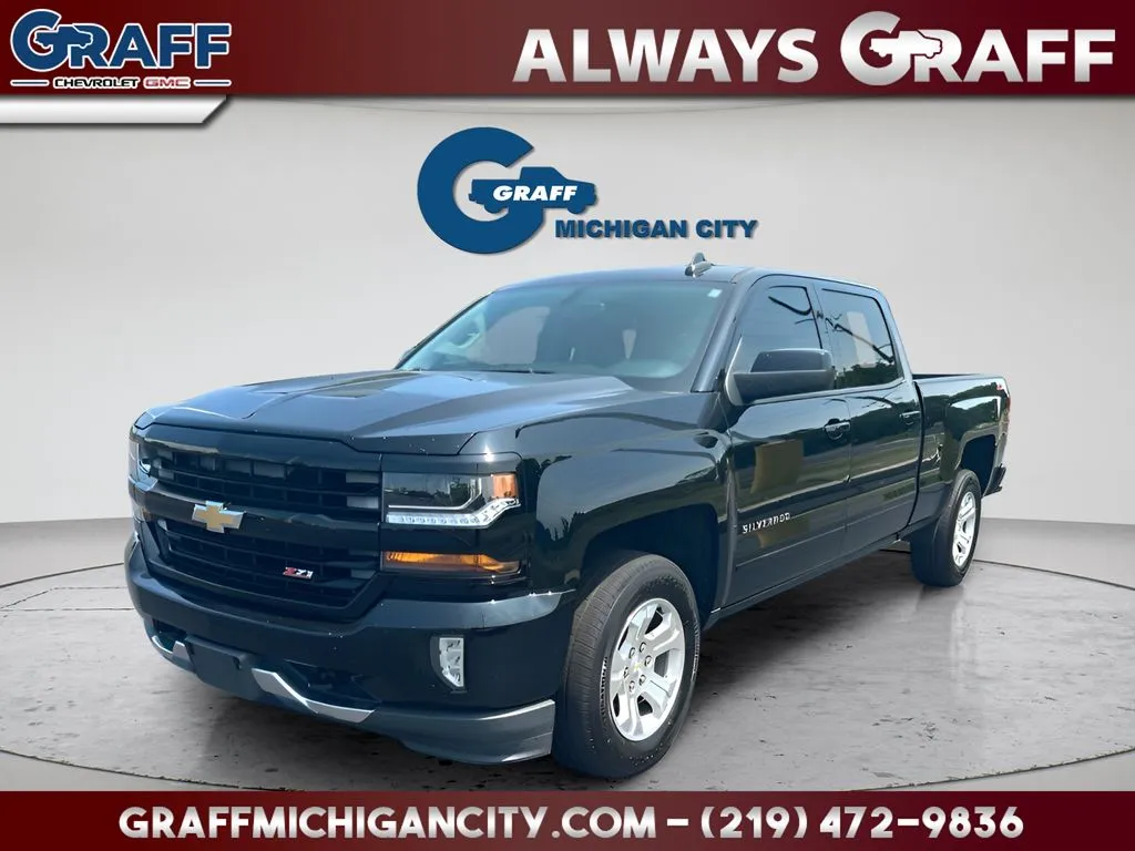 Black 2016 Chevrolet Silverado 1500 LT for sale in Michigan City, IN