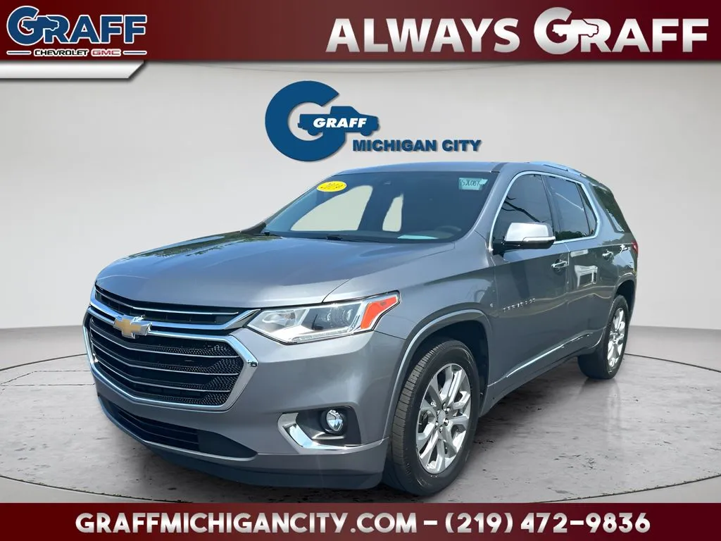Gray 2019 Chevrolet Traverse Premier for sale in Michigan City, IN