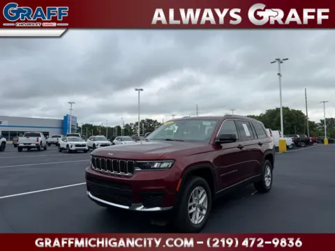 Red 2023 Jeep Grand Cherokee L Laredo for sale in Michigan City, IN