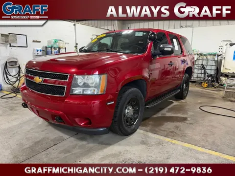 Red 2012 Chevrolet Tahoe Police for sale in Michigan City, IN