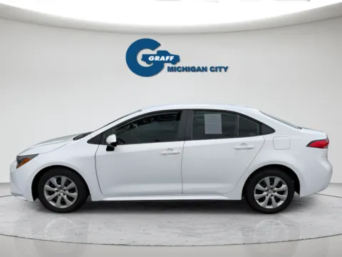 Photos of 2025 Toyota Corolla LE for sale in Michigan City, IN at Graff Chevrolet GMC of Michigan City