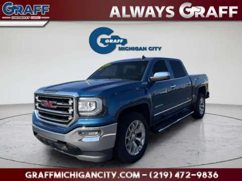 Blue 2018 GMC Sierra 1500 SLT for sale in Michigan City, IN