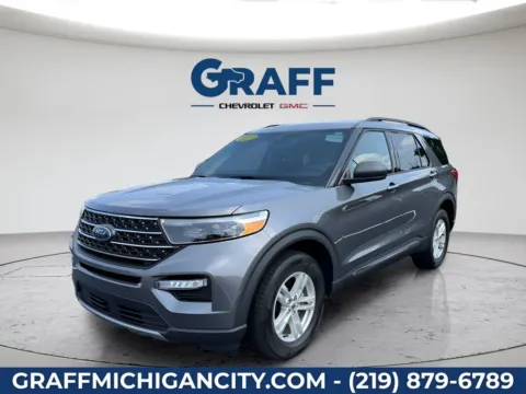 Gray 2022 Ford Explorer XLT for sale in Michigan City, IN
