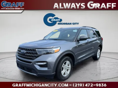 Gray 2022 Ford Explorer XLT for sale in Michigan City, IN