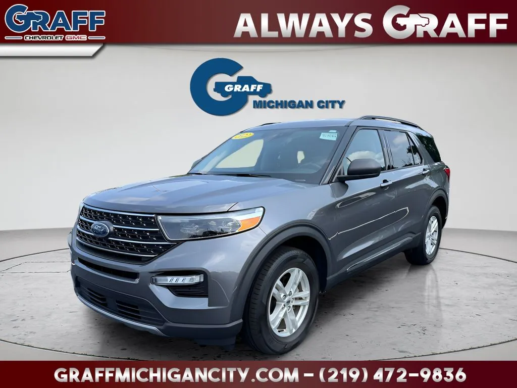 Gray 2022 Ford Explorer XLT for sale in Michigan City, IN