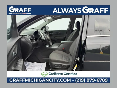 Black 2024 Chevrolet Equinox LT for sale in Michigan City, IN