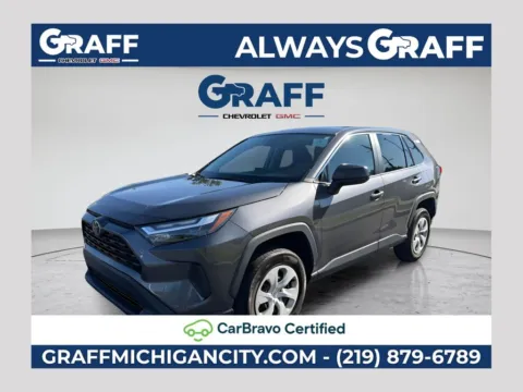 Gray 2024 Toyota RAV4 LE for sale in Michigan City, IN