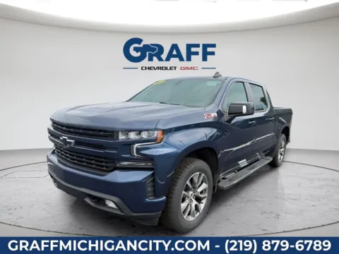 Blue 2022 Chevrolet Silverado 1500 LTD RST for sale in Michigan City, IN