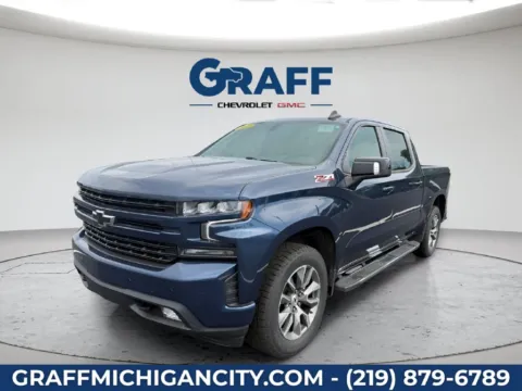 Blue 2022 Chevrolet Silverado 1500 LTD RST for sale in Michigan City, IN