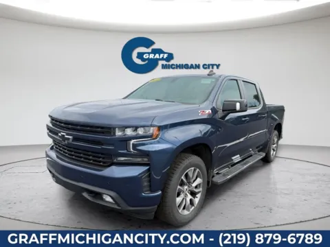 Blue 2022 Chevrolet Silverado 1500 LTD RST for sale in Michigan City, IN