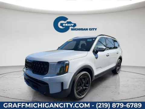 Gray 2025 Kia Telluride EX X-Line for sale in Michigan City, IN