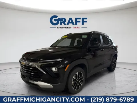 Black 2025 Chevrolet TrailBlazer LT for sale in Michigan City, IN