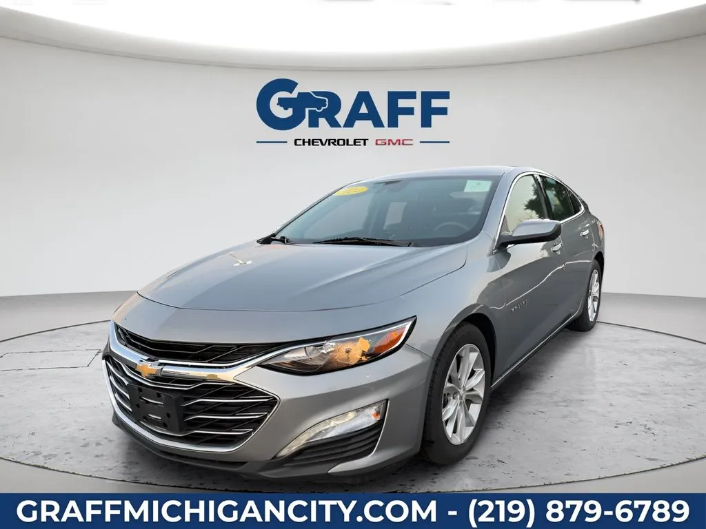 Gray 2024 Chevrolet Malibu LT for sale in Michigan City, IN