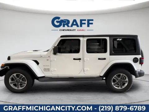 Photos of 2018 Jeep Wrangler Unlimited Sahara for sale in Michigan City, IN at Graff Chevrolet GMC of Michigan City