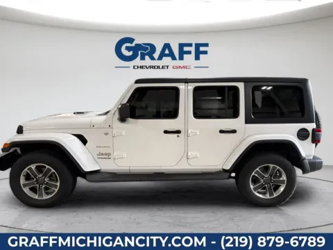 Photos of 2018 Jeep Wrangler Unlimited Sahara for sale in Michigan City, IN at Graff Chevrolet GMC of Michigan City