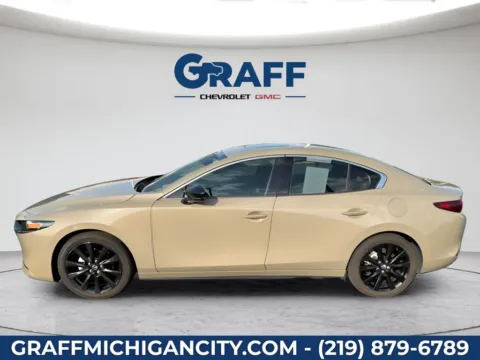 Photos of 2024 Mazda Mazda3 2.5 Carbon Turbo for sale in Michigan City, IN at Graff Chevrolet GMC of Michigan City