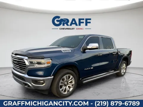 Blue 2021 Ram 1500 Limited for sale in Michigan City, IN