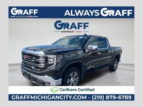 Black 2025 GMC Sierra 1500 SLT for sale in Michigan City, IN